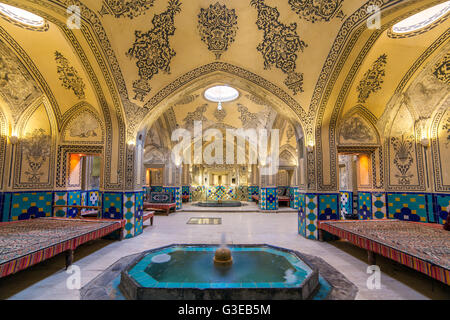 Amir Sultan Ahmad historique de Bath à Kashan, Iran Banque D'Images