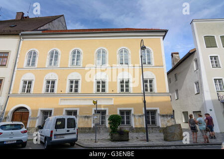 Chambre berceau Adolf Hitler, l'Autriche, Niederösterreich, Autriche supérieure, Innviertel, Braunau am Inn Banque D'Images