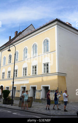 Chambre berceau Adolf Hitler, l'Autriche, Niederösterreich, Autriche supérieure, Innviertel, Braunau am Inn Banque D'Images