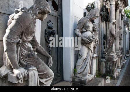 Buenos Aires, Cementerio de la Recolota Banque D'Images