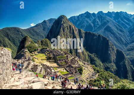 Machu Pichu pendant Banque D'Images