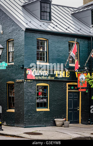 La brasserie artisanale de rat quai sud, rue Anne, Fells Point, Baltimore, MD Banque D'Images