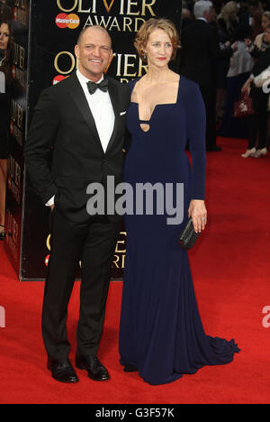 3 avril 2016 - Joe Coleman et Janet McTeer assistant à l'Olivier Awards 2016 au Royal Opera House, Covent Garden à Londres, Royaume-Uni Banque D'Images