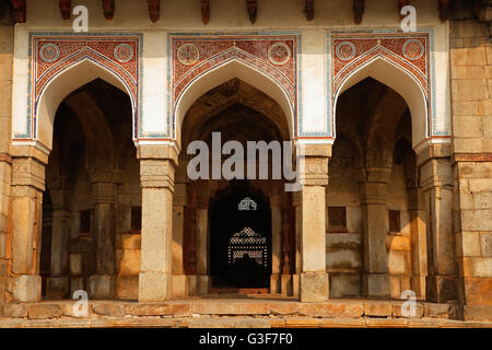 Isa Ali Khan tombe à l'Humayuns tomb complexe dans Delhi, Inde Banque D'Images