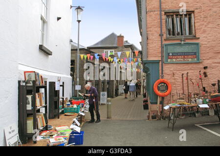 Marché du beurre, Market Street, Hay-on-Wye, Powys, Pays de Galles, Grande-Bretagne, Royaume-Uni, UK, Europe Banque D'Images