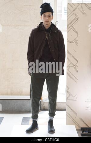 Londres, Royaume-Uni. 10 Juin, 2016. Barbour présentation à Londres Collections Hommes SS17, LCM SS17. Dpa : Crédit photo alliance/Alamy Live News Banque D'Images