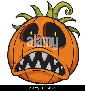 Vector illustration de citrouille Halloween Illustration de Vecteur