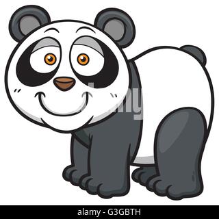 Illustration Vecteur de dessin animé Panda Illustration de Vecteur