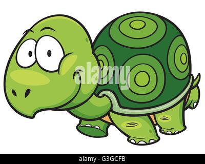 Vector illustration de dessin de tortue Illustration de Vecteur