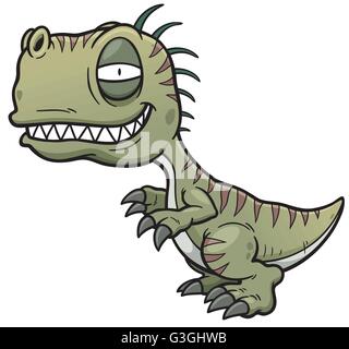 Vector illustration de dinosaure Cartoon Illustration de Vecteur
