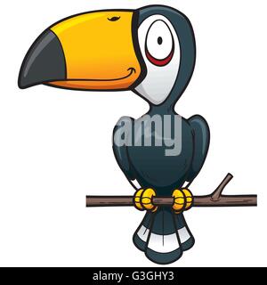 Illustration Vecteur de Cartoon Hornbill Illustration de Vecteur