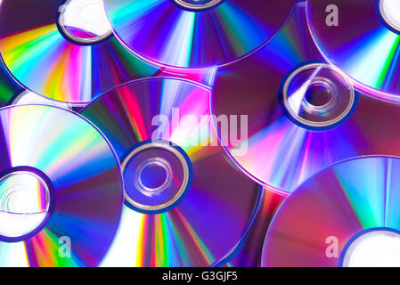 Disques CD & DVD Banque D'Images