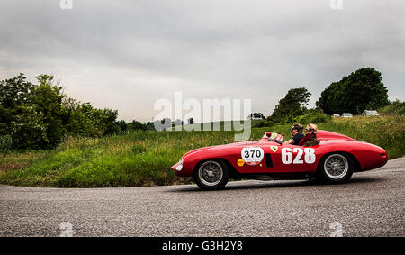 FERRARI 500 Spider Scaglietti 1955 Mondial Banque D'Images