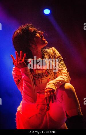 Milan Milan, Italie 24 juin 2016 Lacuna Coil en concert au rugby sound festival crédit : Roberto finizio/ alamy live news Banque D'Images