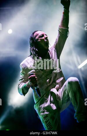 Milan Milan, Italie 24 juin 2016 Lacuna Coil en concert au rugby sound festival crédit : Roberto finizio/ alamy live news Banque D'Images