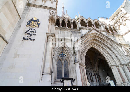 La Royal Courts of Justice, London, UK Banque D'Images