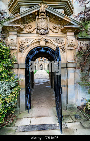Passerelle orné St. John's College Oxford UK Banque D'Images