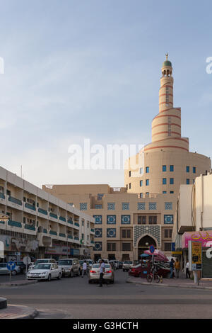 Doha disparaître, les bâtiments et les souks dans la partie ancienne du centre-ville près de Souq Waqif et Al Fanar. Banque D'Images