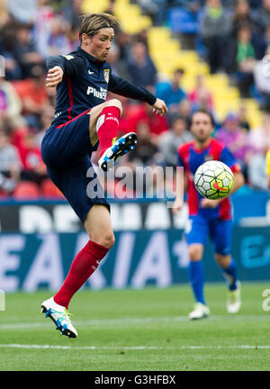 Valence, Espagne. Le 08 mai, 2016. 09 FERNANDO TORRES SANZ de l'Atletico de Madrid au cours de la Liga match entre Levante UD et de l'Atlético de Madrid au Stade Ciutat de Valencia © Jose Miguel Fernandez de Velasco/Pacific Press/Alamy Live News Banque D'Images