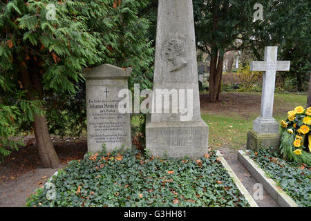 Grab, Johann Gottlieb Fichte, Dorotheenstaedtischer Friedhof, Chausseestrasse, Mitte, Berlin, Deutschland / Dorotheenstädtischer Friedhof Banque D'Images