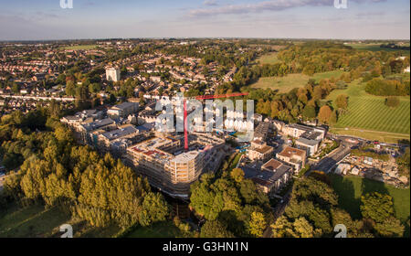 Site de construction à Nash Mills, Hemel Hempstead, Hertfordshire. Banque D'Images