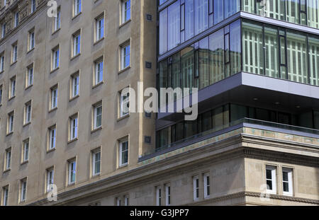 Un plan de l'hôtel Ritz-Carlton de la rue Sherbrooke au centre-ville de Montréal. Québec,Canada Banque D'Images