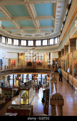 La vue de l'intérieur Musée Redpath à l'Université McGill. Montréal ...