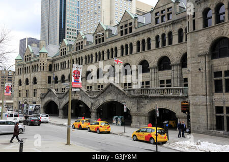 Vue extérieure de la gare historique de Windsor à Montréal. Canada Banque D'Images