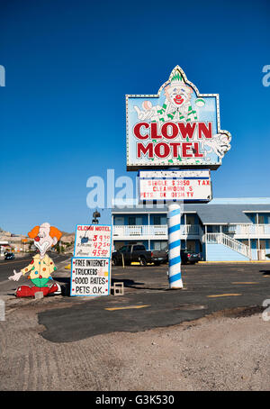 Le Clown Motel à Tonopah Nevada Banque D'Images