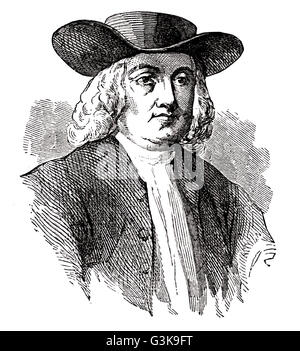 William Penn, 1644 - 1718 Banque D'Images