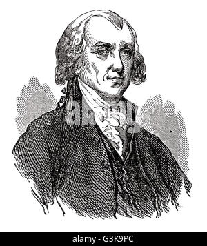 James Madison, 1751 - 1836 Banque D'Images