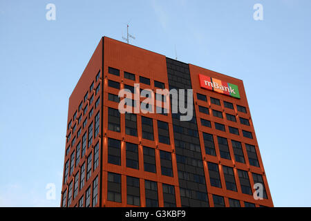 MBank Lodz Pologne Banque D'Images