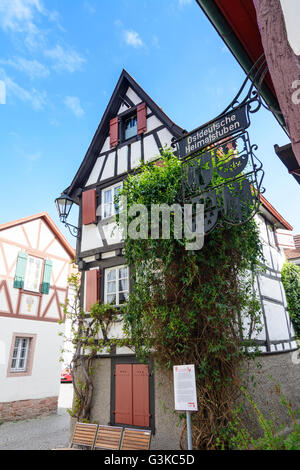 Maison Kickelhain, Allemagne, Bade-Wurtemberg, Odenwald, Mosbach Banque D'Images