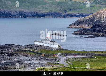 L'île de Valentia, Cromwell Point, anneau de Skellig, Kerry, Irlande, Europe Banque D'Images