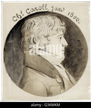 Charles Carroll, 1737 - 1832 Banque D'Images