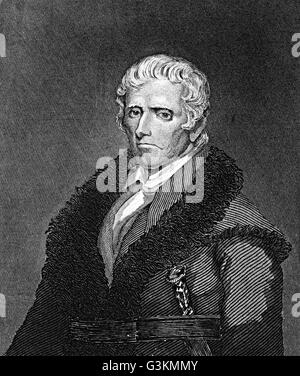 Daniel Boone, 1734 - 1820 Banque D'Images