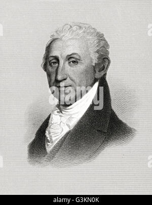 James Monroe, 1751 - 1836 Banque D'Images