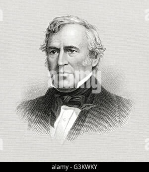 Zachary Taylor, 1784 - 1850 Banque D'Images