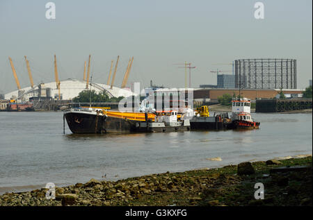 Groupe de Tamise, O2 Arena, Greenwich Millennium Dome, East London, Royaume-Uni Banque D'Images