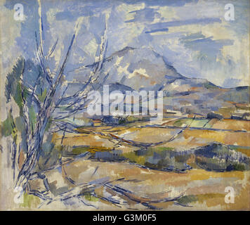 Paul Cézanne - Montagne Sainte-Victoire - Banque D'Images