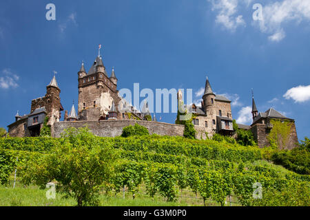 Reichsburg Cochem, Château impérial, Moselle, Rhénanie-Palatinat, PublicGround Banque D'Images