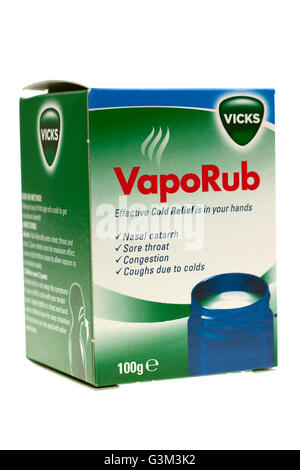 Vicks Vaporub secours froid Banque D'Images