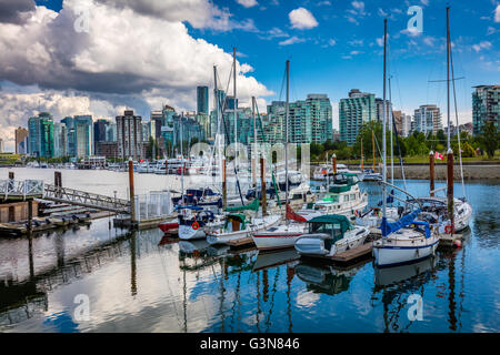 Vancouver est la ville la plus peuplée de la province canadienne de la Colombie-Britannique. Banque D'Images