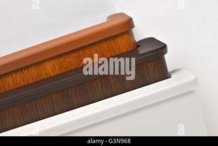 Appui de fenêtre en PVC différents isolated Banque D'Images