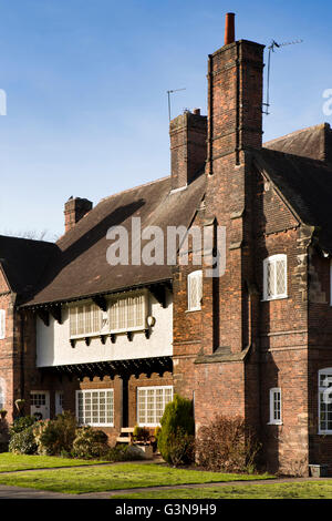 Royaume-uni, Angleterre, Wirrall, Port Sunlight, le Causeway, 1913 house Banque D'Images