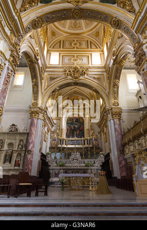 L'Italie, la Basilicate, Matera, la cathédrale Banque D'Images