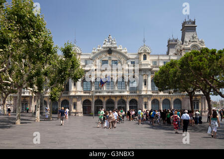 Administration portuaire, Port de Barcelone, Port Vell, Barcelone, Catalogne, Espagne, Europe, PublicGround Banque D'Images