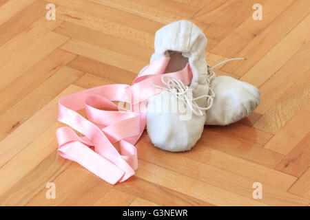 Chaussons de ballet Banque D'Images