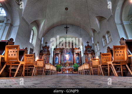 Capucins Église ou Kapuzinerkirche, Neuer Markt, Vienne, Europe Banque D'Images