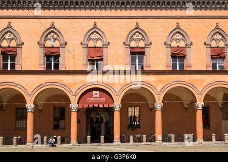 La Piazza Santo Stefano, Bologne, Italie Banque D'Images